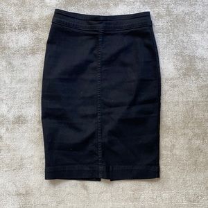 The Castings black pencil shirt, size 2, jean